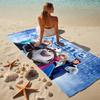 Custom Name Frozen Friends Stylish Printed Beach Towel,a Quick-drying, Absorbent Mat Suitable for the Beach, Pool, Gym, and Travel Fans Gift