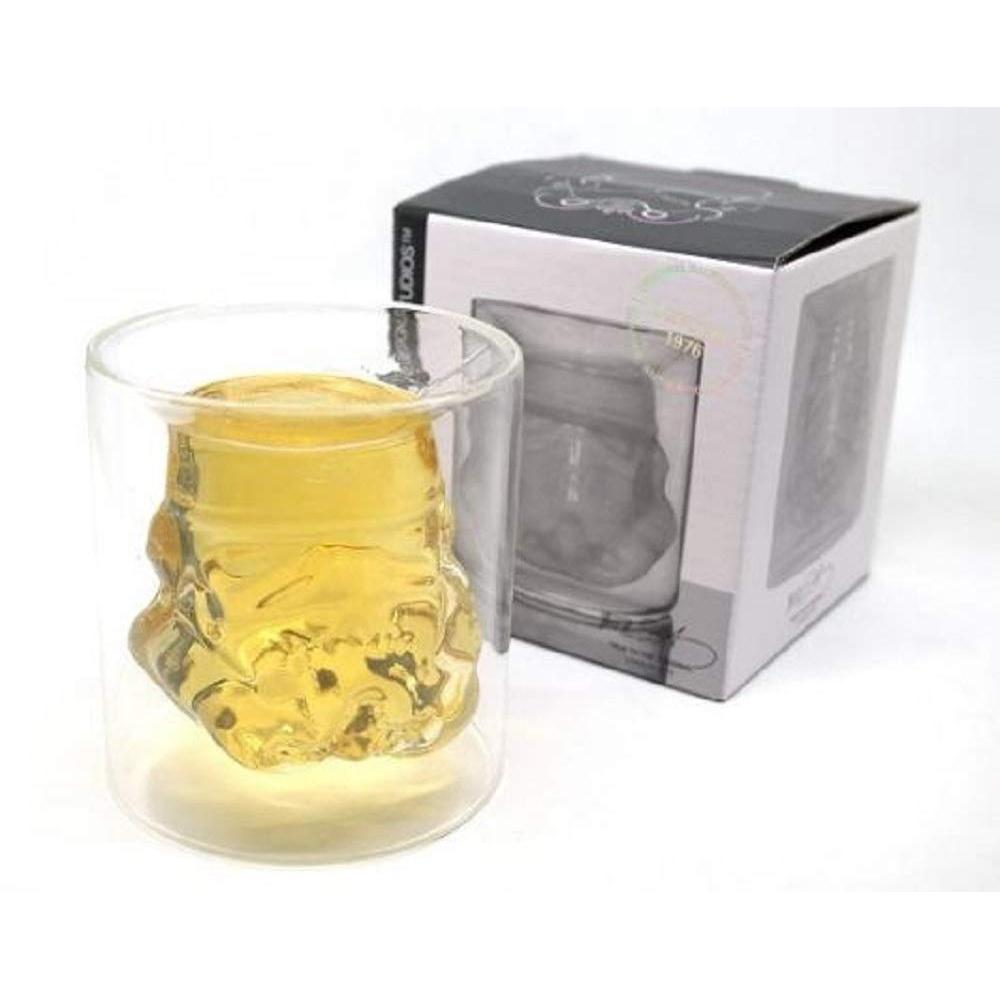 

[Morningplace] Double Wall Glass Star Wars Rock Tumbler Structure Heat Resistant Cup 200ml (1 piece)