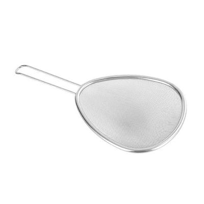 304 Stainless Steel Mesh Strainer Spoon Cooking Utensils Silver Food Colander Korean Noodles Scoop Fine Wire Mesh