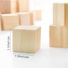 Enkrio Lemn Lemn Construcție Lemn Formă Set de Artizanat DIY și Lemn Natural Netratat Cuburi Nevopsite, Blocuri, Cuburi, Blocuri, Cuburi, 100, Decorațiune,