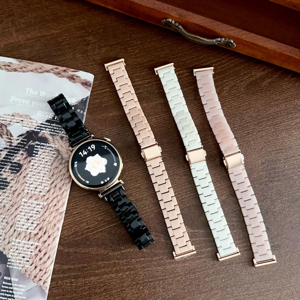 18/20/22mm Resin Watch Band for Garmin Forerunner 255 265 265S Venu 3S 2S,Huawei GT6 GT5 41mm Samsung Galaxy Watch 7 6 5 Strap Correa