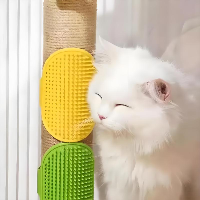 Silicone Dog Cat Bath Brush Soft Massage Comb Hair Remover Wet And Dry Use Pet Hair Remover Pet Grooming Cleaning Supply