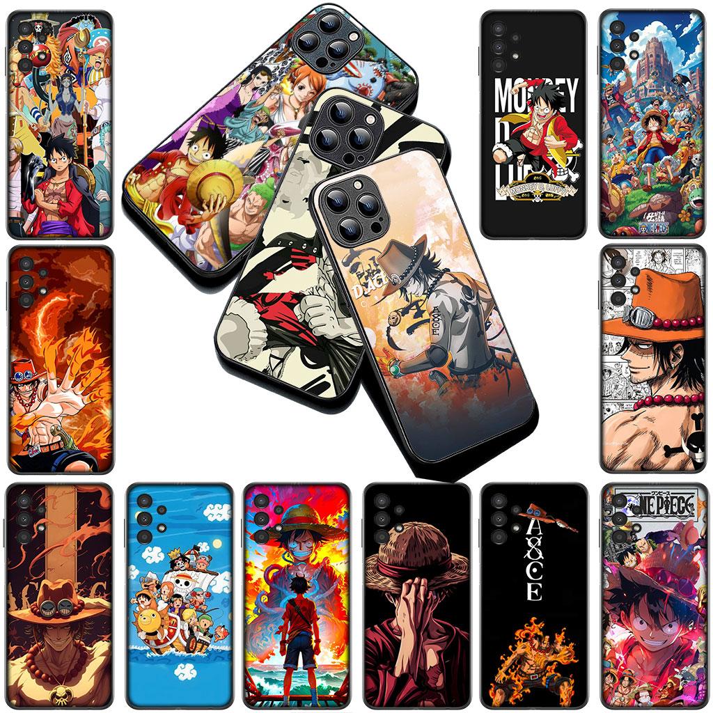 Phone Cover for Apple iPhone 17 Air 12 13 Pro Max Mini ProMax 7 + 8 Plus 7+ 8+ Soft Silicone Case Portgas D Ace One Pieces Luffy