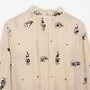 2025 Winter European & American Fashion: Versatile Semi-Transparent Sequin Long-Sleeve Shirt