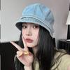 Show small facial features Fisherman hat Retro style Stack Cap New Bucket Hat