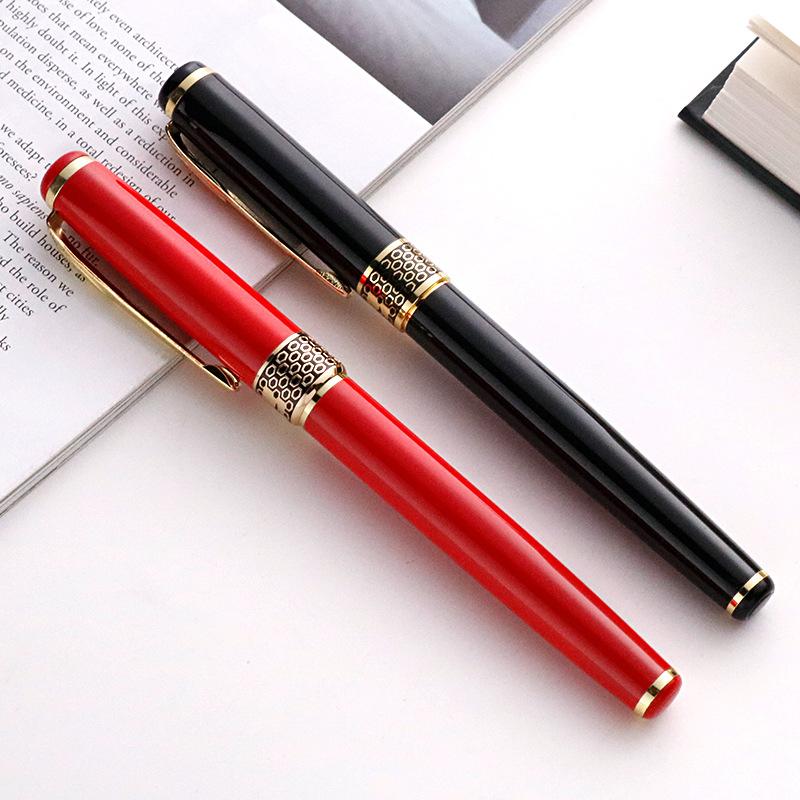 Minimalist business style metal signature pen, daily office writing pen, school office supplies