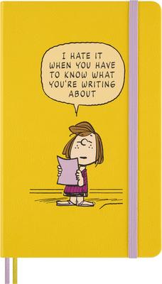 Moleskine Peanuts Peppermint Patty Large Size X Horizontally LEPENB31HPATM26 Notebook, Hardcover, (13cm 21cm), Ruled, Yellow,
