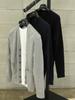 Basso Homme Men’s Knit Cardigan Black Out Pocket V-Neck 3-Pack Y3GW30A
