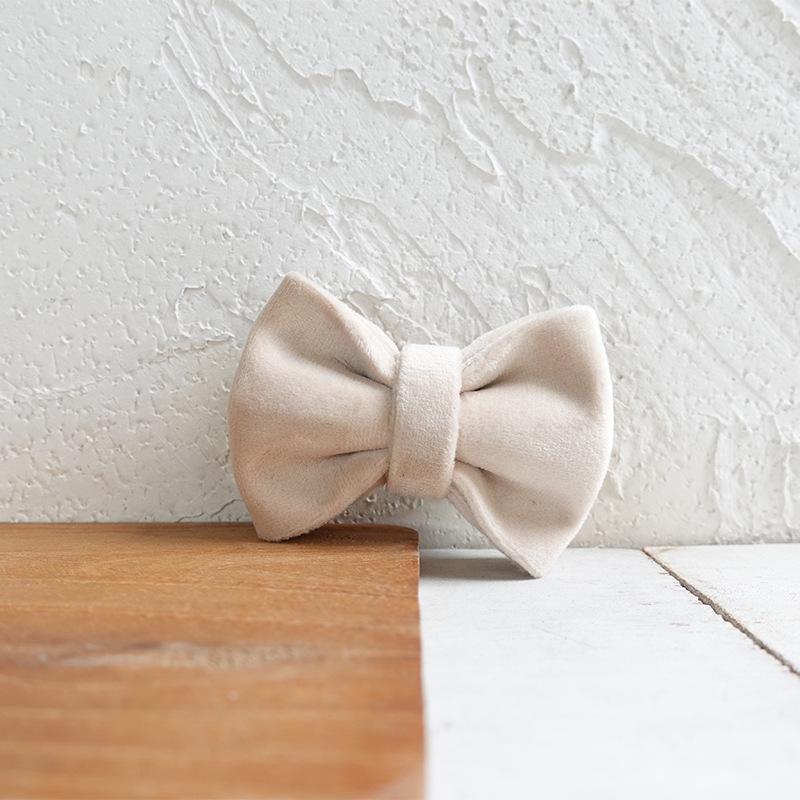 Muttco Pet Collar - Milk White Plush with Rose Gold Buckle, Soft & Comfortable UCC-144M.