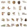 52 Retro Waterproof Stickers for Notebooks, Phone Cases, Water Bottles, Computers, and iPads - Perfect for DIY Decoration