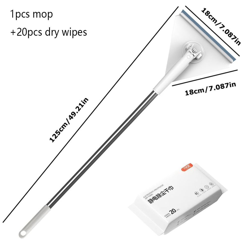 

Hands-Free Face Towel Mop 360°Rotation Dust Remover Automatic Paper Towel Mop Clip for Window Floor Household Lazy Cleaning Tool
