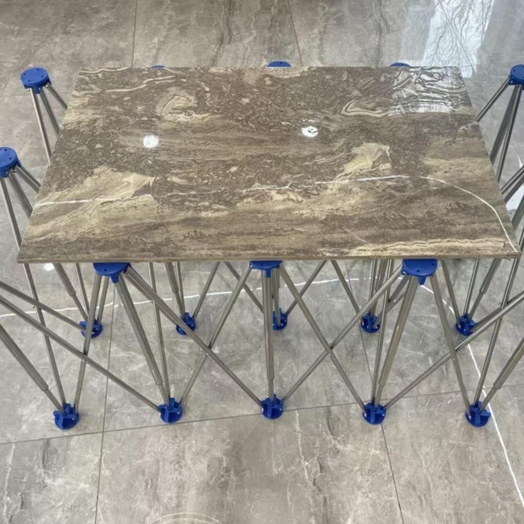 Beishite Foldable Spider Leg Workbench: Thickened Stainless Steel, Multi-functional Support for Tilers