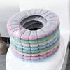 Winter Universal Toilet Seat Cover Winter Warm Soft WC Mat Bathroom Washable Removable Cushions with Flip Lid Handle Household