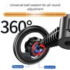 Rotating Magnetic Car Phone Holder Rack for Back Seat Universal Headrest Mount Zinc Alloy Construction Easy Installation