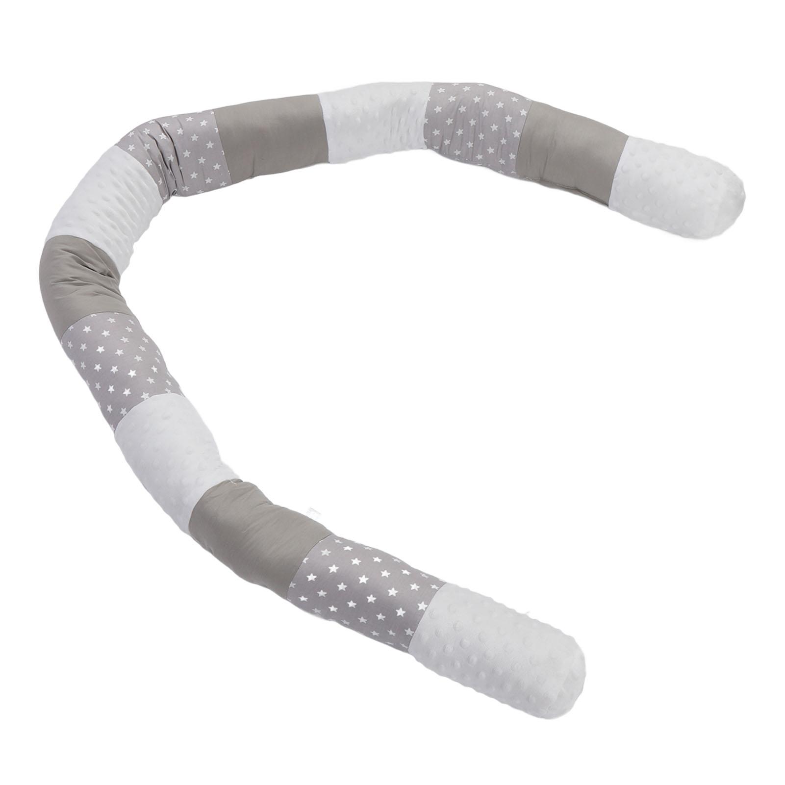 

Crib Surrounding Pillow 360 Degree Coverage Cotton Baby Crib Protector for Bunk Beds Full and King Size Bed