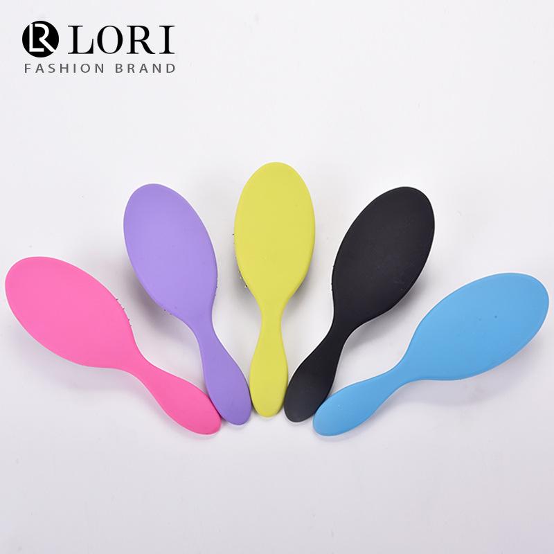 Matný polštářkový masážní hřeben na vlasy pro mokré i suché použití se vzduchovým polštářem pro hladkou péči o vlasy