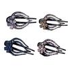 4Pcs Rhinestones Duckbills Hair Clip Slip Resistant for Women Decorative Accessories Party and Everyday Wear