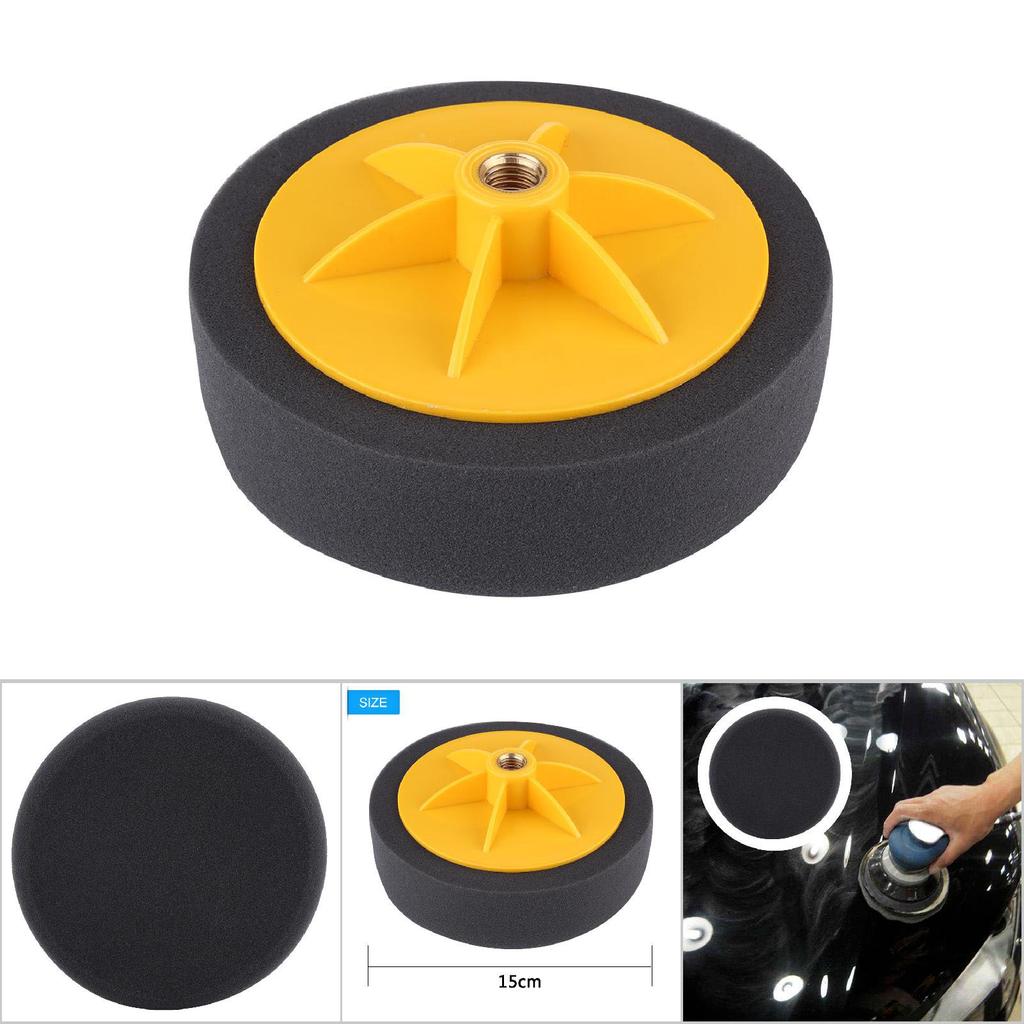 6inch 15cm Sponge Wheel Polishing Waxing Pad Kit Tool for Car Polisher