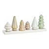 6 Small Tree-shaped Vases 30 X 11 X 6 Cm