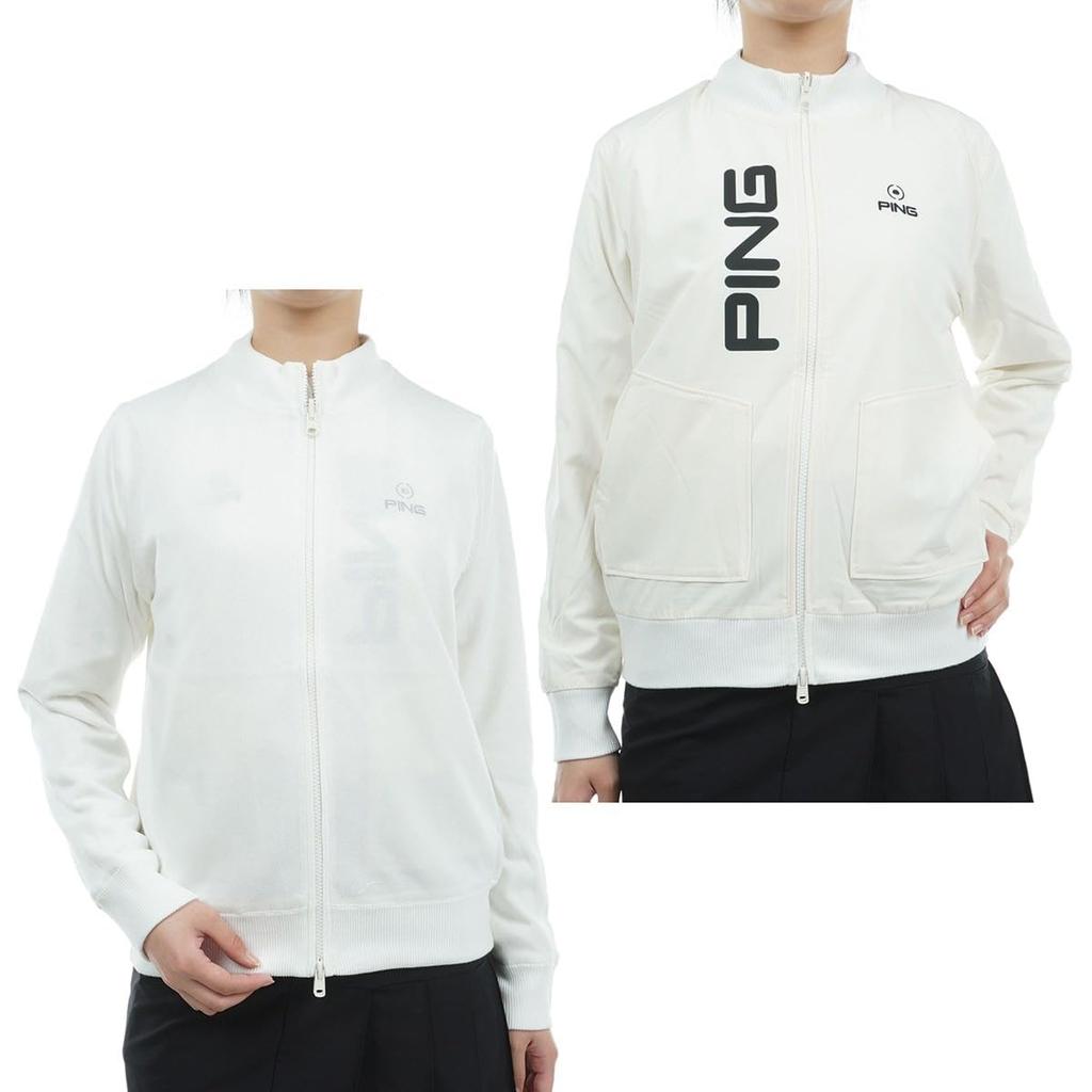 Knit Blouson Golf M [Pin Apparel] Women's (Reversible) / / 622-3270008 030_White