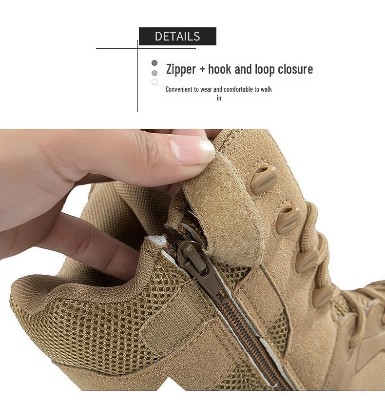 Ultra-Light Non-Slip High-Top Tactical Hiking Boots for Outdoor Adventures