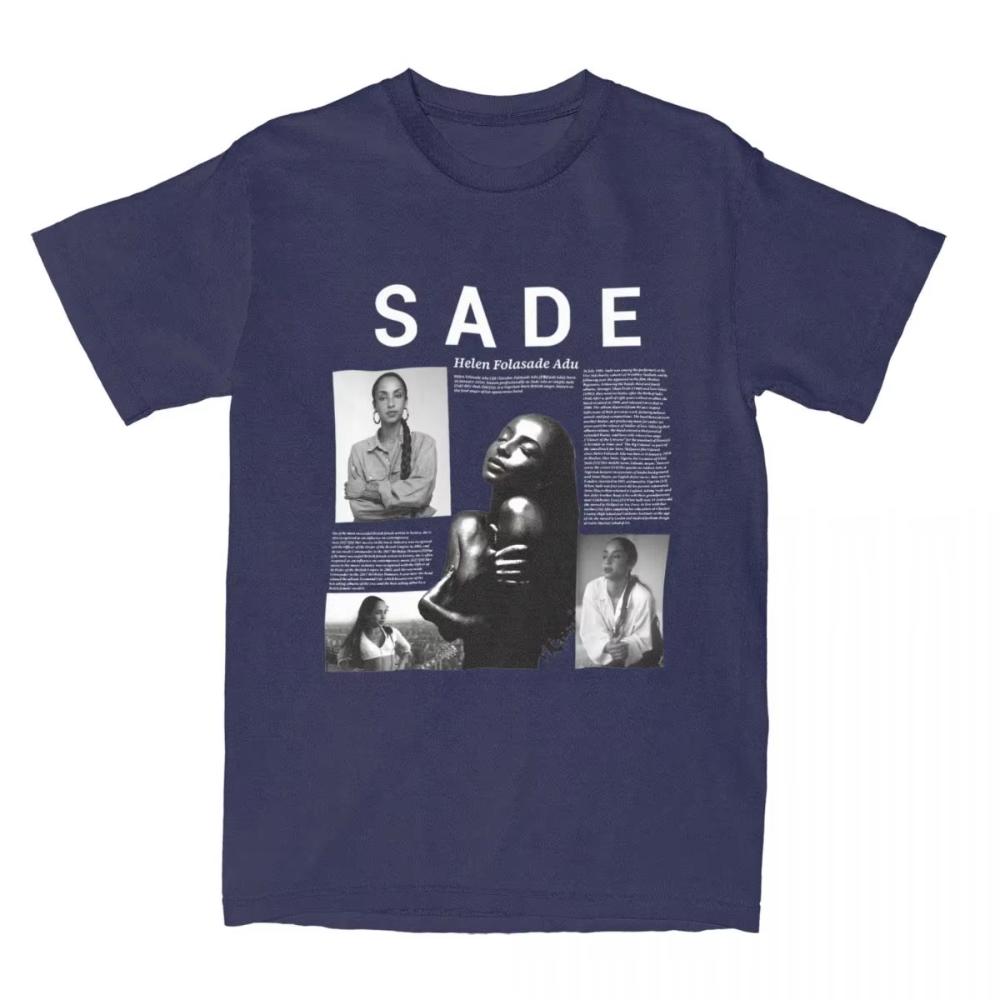 

Sades Tour Concert TShirt Summer Singer Sades Y2K Casual T Shirts Cotton Harajuku Tees for Unisex Women ShortSleeved Design Tops M
