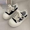 Explosive change super cute panda biscuit shoes little white shoes children's autumn niche original casual women's shoes versatile student board shoes