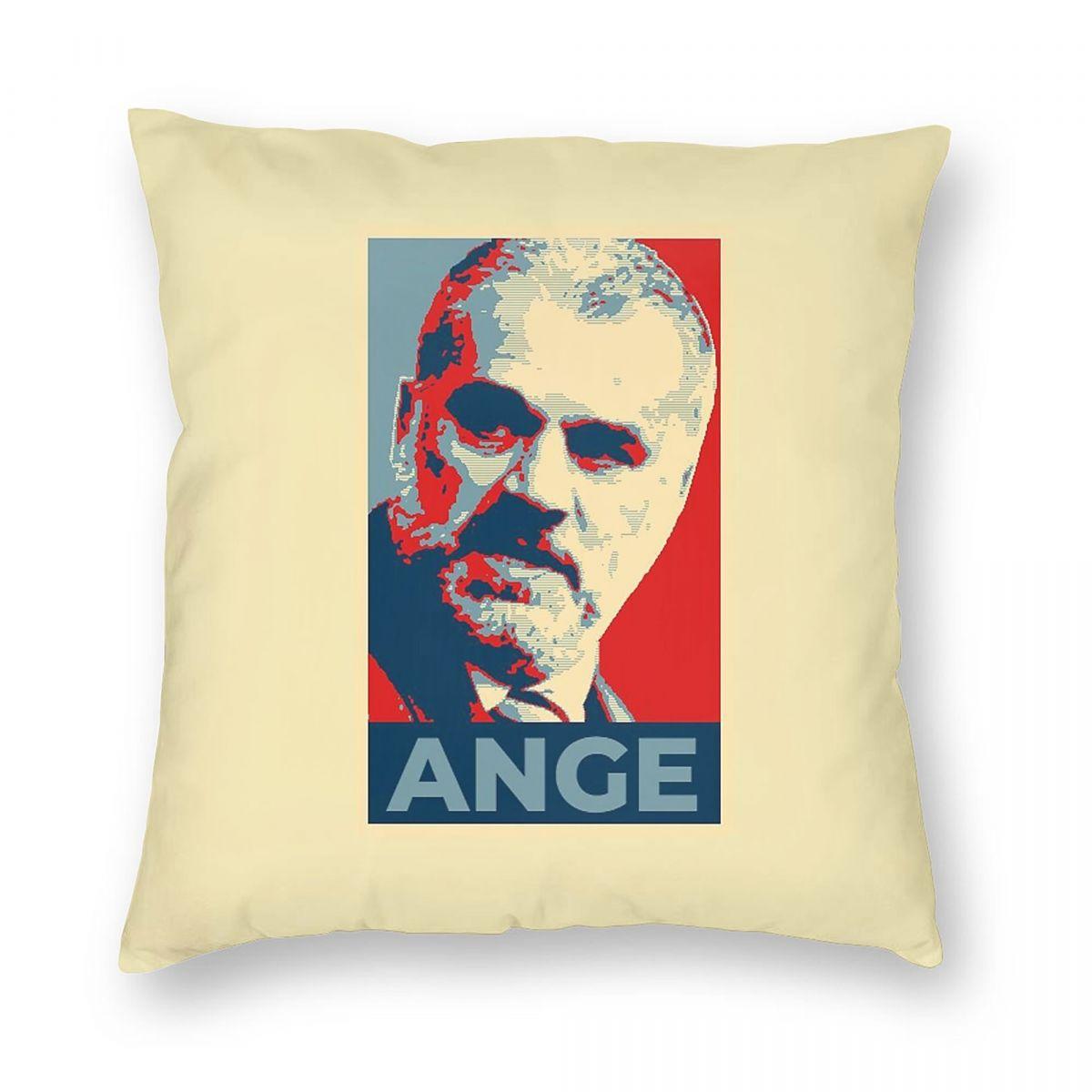 Ange Postecoglou Hope Pillowcase Polyester Linen Velvet Printed Zip Decor Car Cushion Cover 45X45 Peach skin 18*18(CM)-1Pcs
