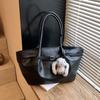 Autumn/Winter New High Quality Single Shoulder Bag Large Capacity Commuting Handbag Fashionable Versatile Tote Bag PU Leather