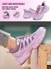 Fashion Safety Shoes Women Work Sneakers Structured Shoes pneumatic-Proof Protective Shoes Work Boots Steel Toe Shoes