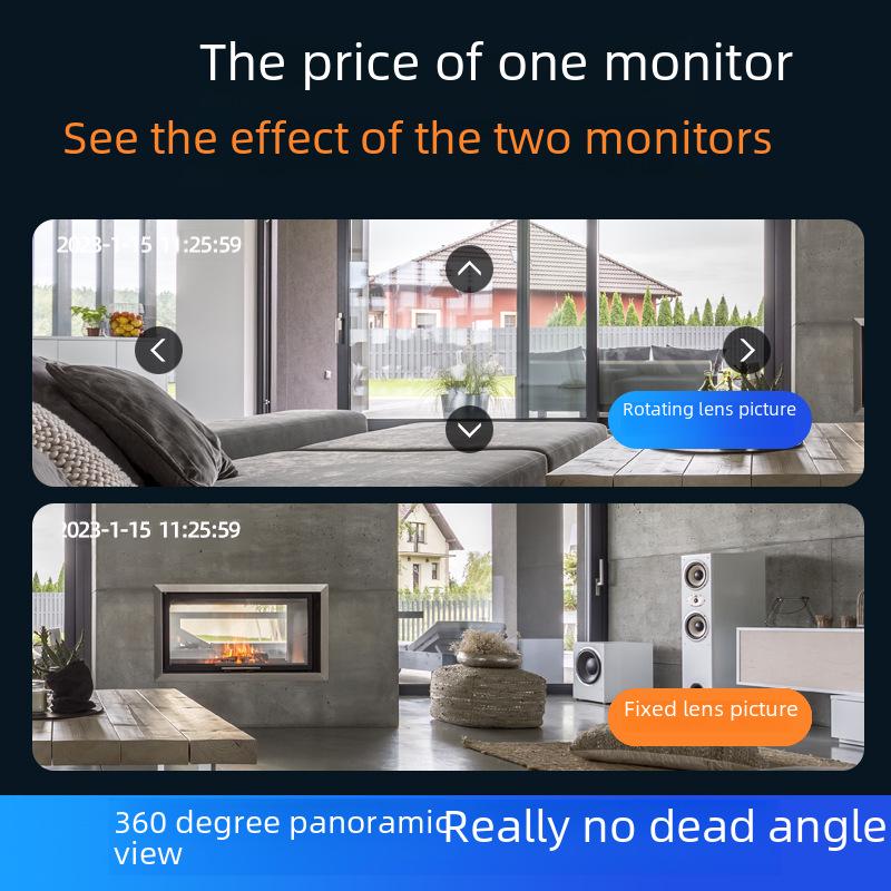 HD WiFi Indoor Wireless Camera with Night Vision & Mobile Remote Viewing