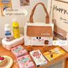Portable Insulated Tote Bag Small Food Thermal Handbag Snack Bag Cartoon Lunch Bag  Women