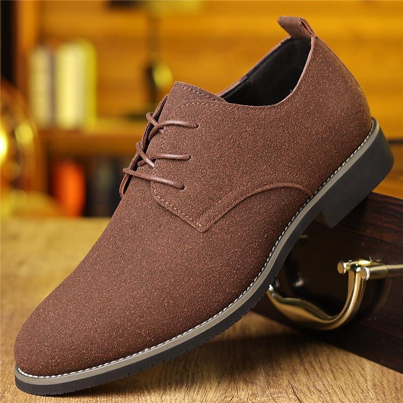 British Gentleman New Business Formal Shoes For Men Designer Lace Up Dress Derby Shoes Party Wedding Homecoming Footwear