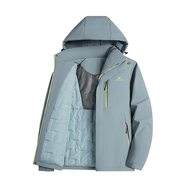 Tiger Outdoor Functional Sports Jacket Cotton Clothing for Men and Women in Autumn and Winter Hiking Waterproof and Cold-Proof Warm Cotton Clothing