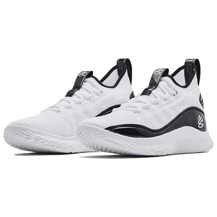 New Under Armour Curry Flow 8 Nm White Black 3024785-111