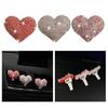 Car Air Conditioning Outlet Perfume Decoration Rhinestone Heart Parfume Diffuser