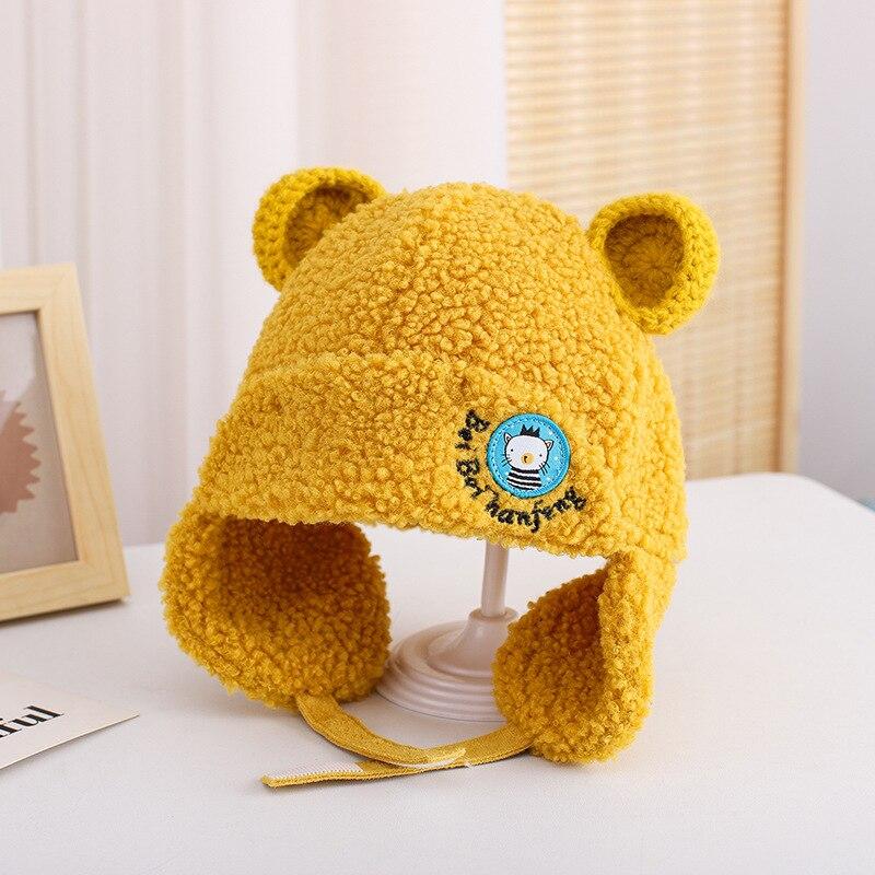 Kid Beanies Plush Big Ears Beanie Knit 