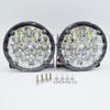 2pcs Car White LED Daytime Driving Light DRL 12V Waterproof Auto Fog Light Exterior Headlight for Truck Trailer RV Camper Lorry