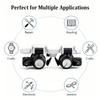 Belt LED Head-mounted Magnifying Glass with Light, Rechargeable Head-mounted Magnifying Glass 8X/15X/23X Optical Magnifying Glass with Lenses, for