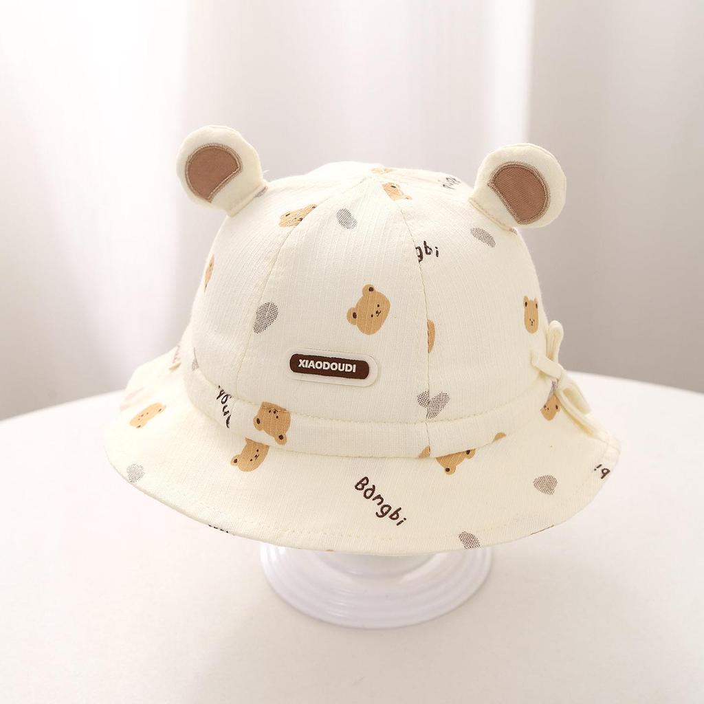 Adjustable Sun Protection Baby Bucket Hat for Boys & Girls