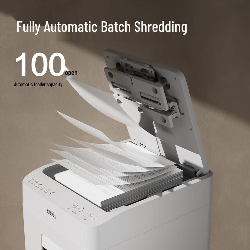 Deli G4 Auto-Feed High-Security Paper Shredder CN Plug (adapter Included)