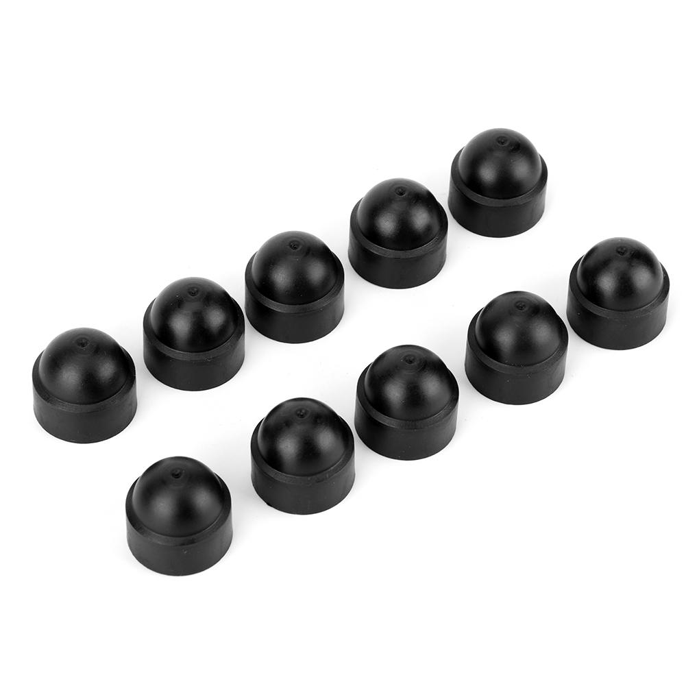 

10 шт. 22 мм 0,87 дюйма M10 Шестигранные винты Гайки Защитная крышка головки Автоаксессуар