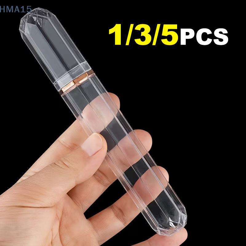 [HM]1/3/5pcs Acrylic Storage Tubes Travel Sealed Storage Box Portable Clear Moisturizing And Moisture-Proof