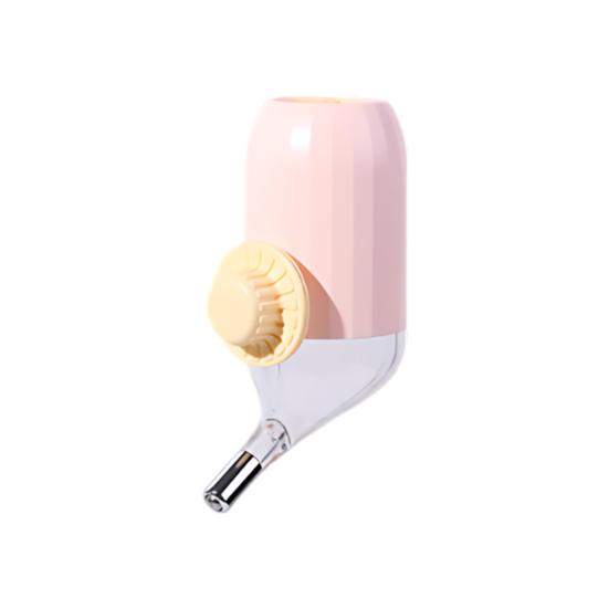 No-drip Pet Water Dispenser 500ml 700ml Dog Water Bottle Leak-Proof Cage Hanging Water Feeder for Small Medium Pets Cats Dogs