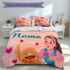 3pcs Custom Name Ms. Rachel Set,Includes 1 Duvet Cover and 2 Pillowcases,All-season Bedroom Decor