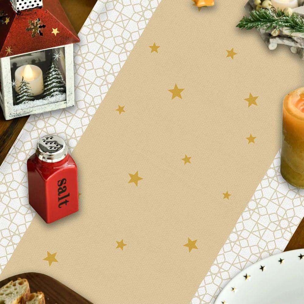 Vintage Ramadan Table Runner Washable Ramadan Decorations  Muslim Party Supplies