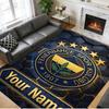 Crystal Velvet Rug Custom Name Text, Soft Non Slip Floor Mat Home DecorFenerbahçe FC