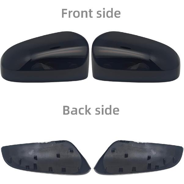 Mirror Cover Caps Fit For Toyota Camry 2012-2015, Side Mirror Accessories for Toyota Camry, 2-Piece Set (BLACK)