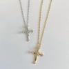 Bling Petite Cross Cubic Necklace