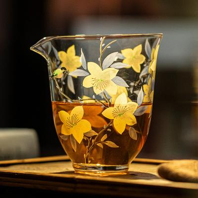 Japanese Style Glass Fair Cup Tea Pitcher Pour Tea Cha Hai Dispenser Justice Cup Household Teacup Teaware Gift Accessories New